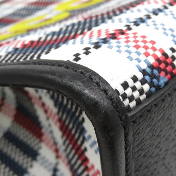 GUCCI Embroidery Tote Bag Size Small Canvas/Leather Multicolor 659983 - Picture 2 of 13